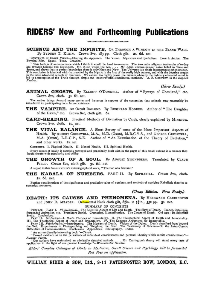 Original scan of The Equinox (Volume I, Number IX), PDF page 594