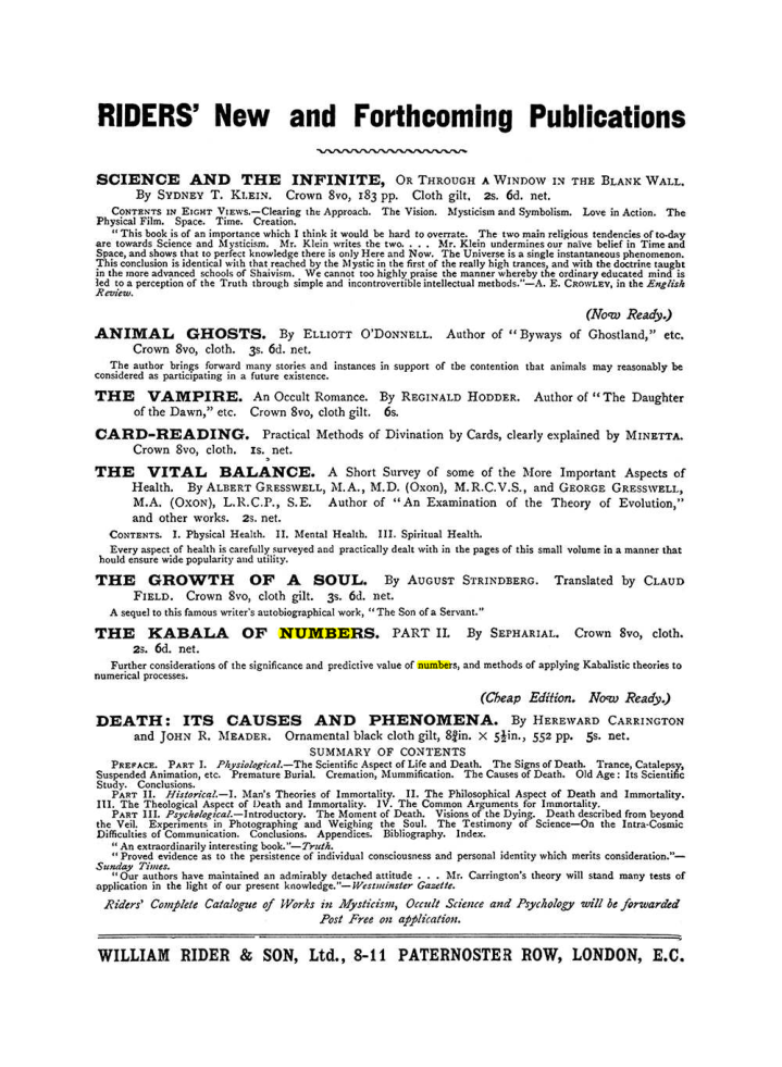 Original scan of The Equinox (Volume I, Number IX), PDF page 594