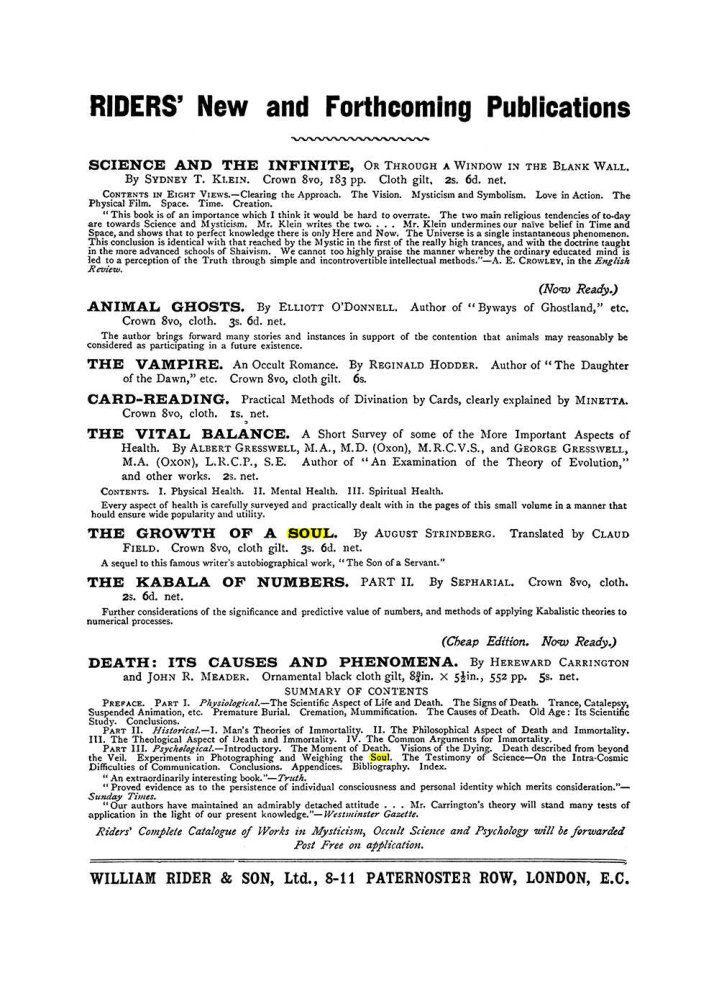Original scan of The Equinox (Volume I, Number IX), PDF page 594