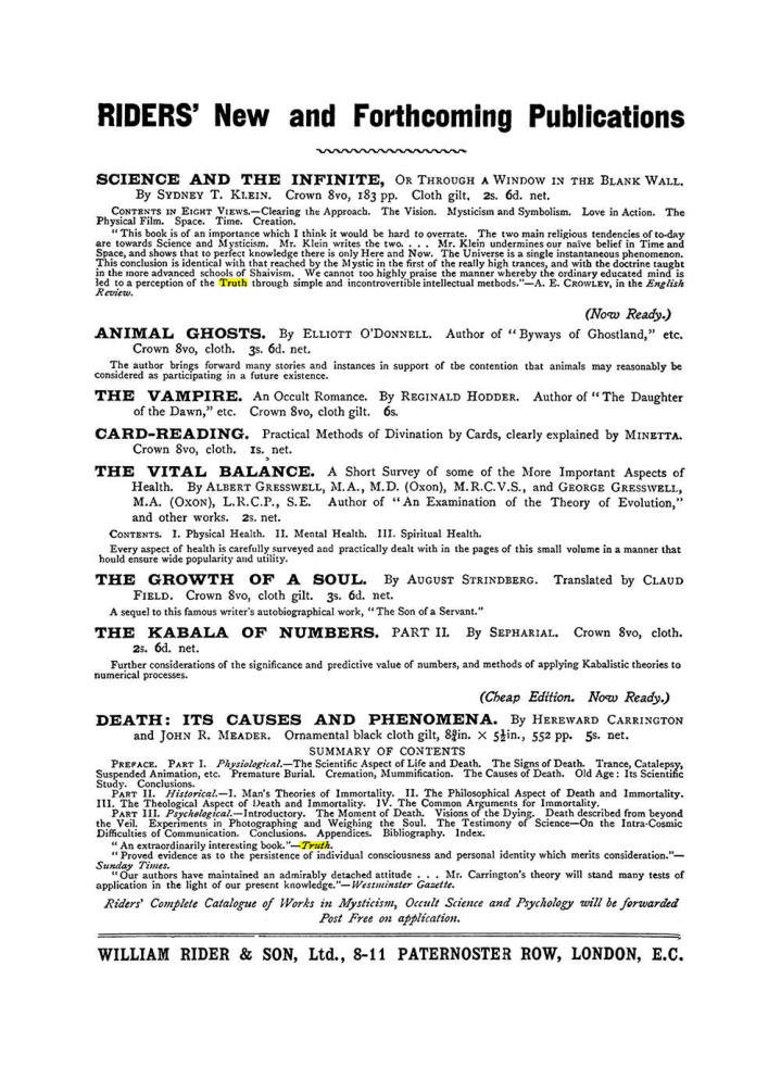 Original scan of The Equinox (Volume I, Number IX), PDF page 594