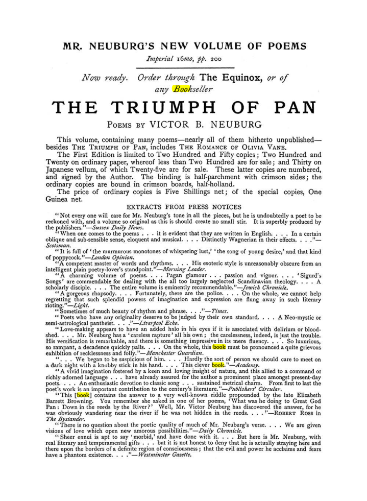 Original scan of The Equinox (Volume I, Number IX), PDF page 599