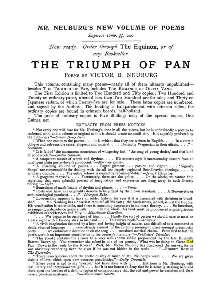 Original scan of The Equinox (Volume I, Number IX), PDF page 599