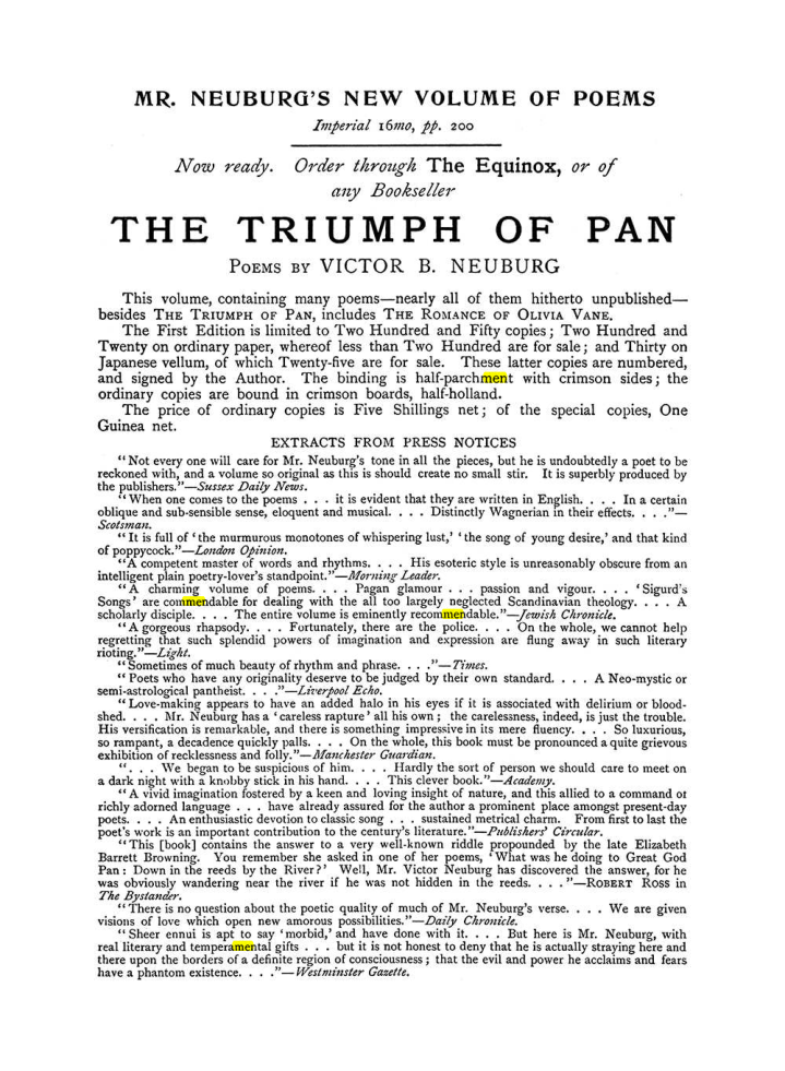 Original scan of The Equinox (Volume I, Number IX), PDF page 599