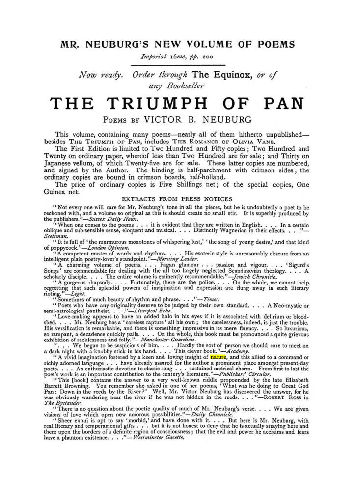 Original scan of The Equinox (Volume I, Number IX), PDF page 599