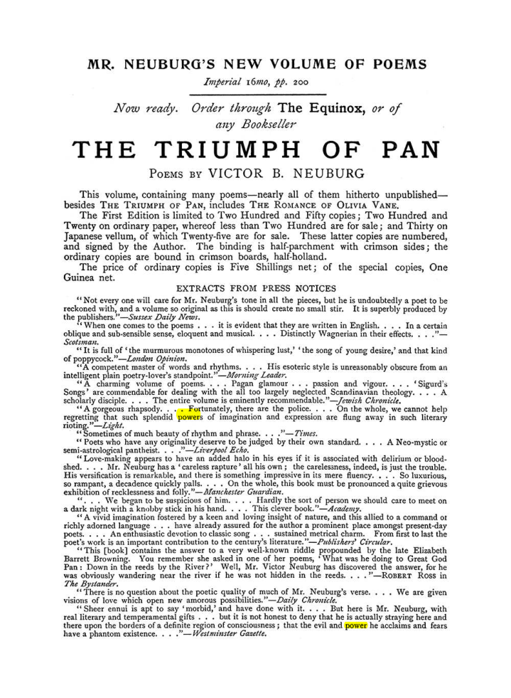 Original scan of The Equinox (Volume I, Number IX), PDF page 599