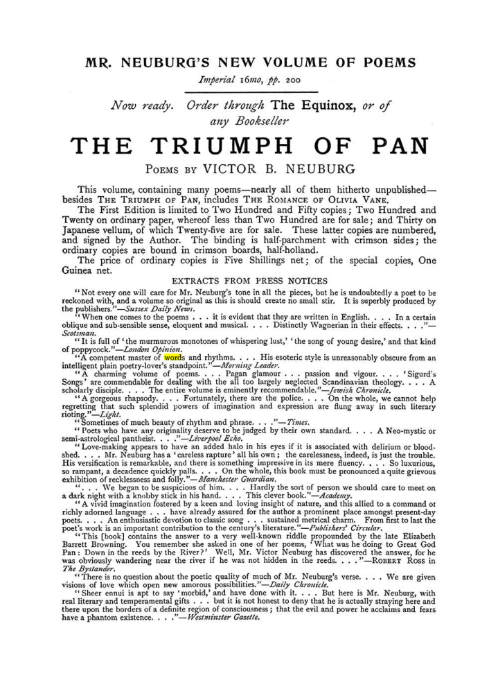 Original scan of The Equinox (Volume I, Number IX), PDF page 599