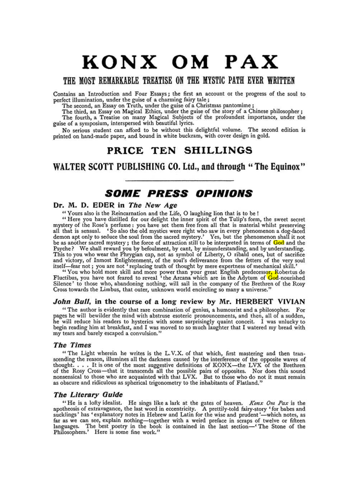 Original scan of The Equinox (Volume I, Number IX), PDF page 602