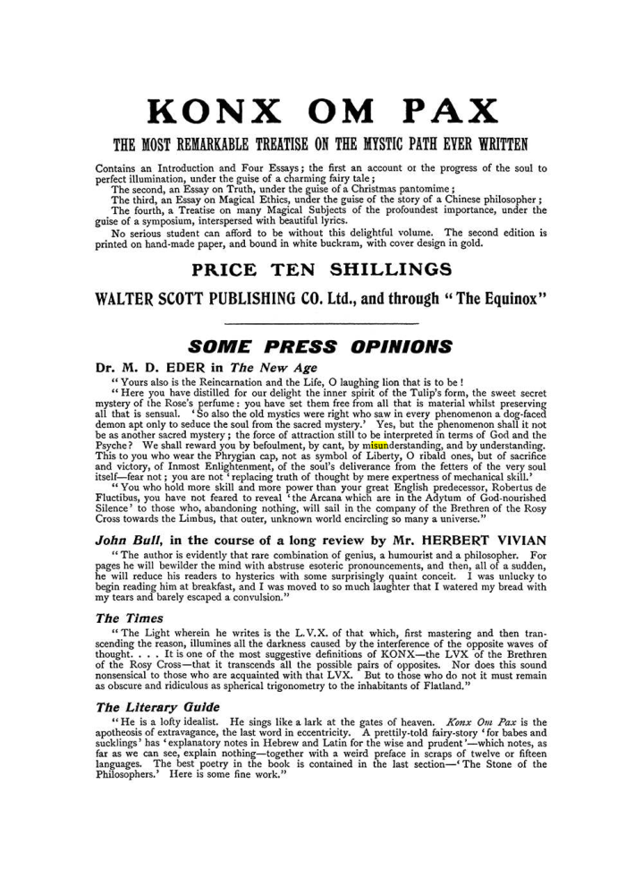 Original scan of The Equinox (Volume I, Number IX), PDF page 602
