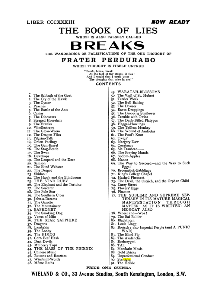 Original scan of The Equinox (Volume I, Number IX), PDF page 609