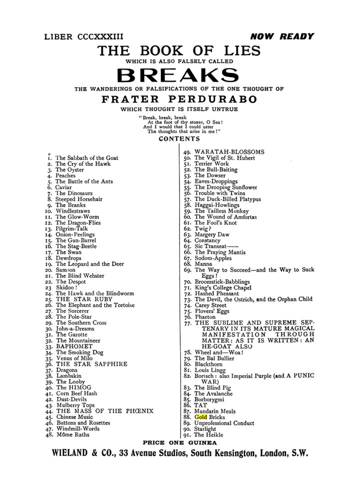 Original scan of The Equinox (Volume I, Number IX), PDF page 609