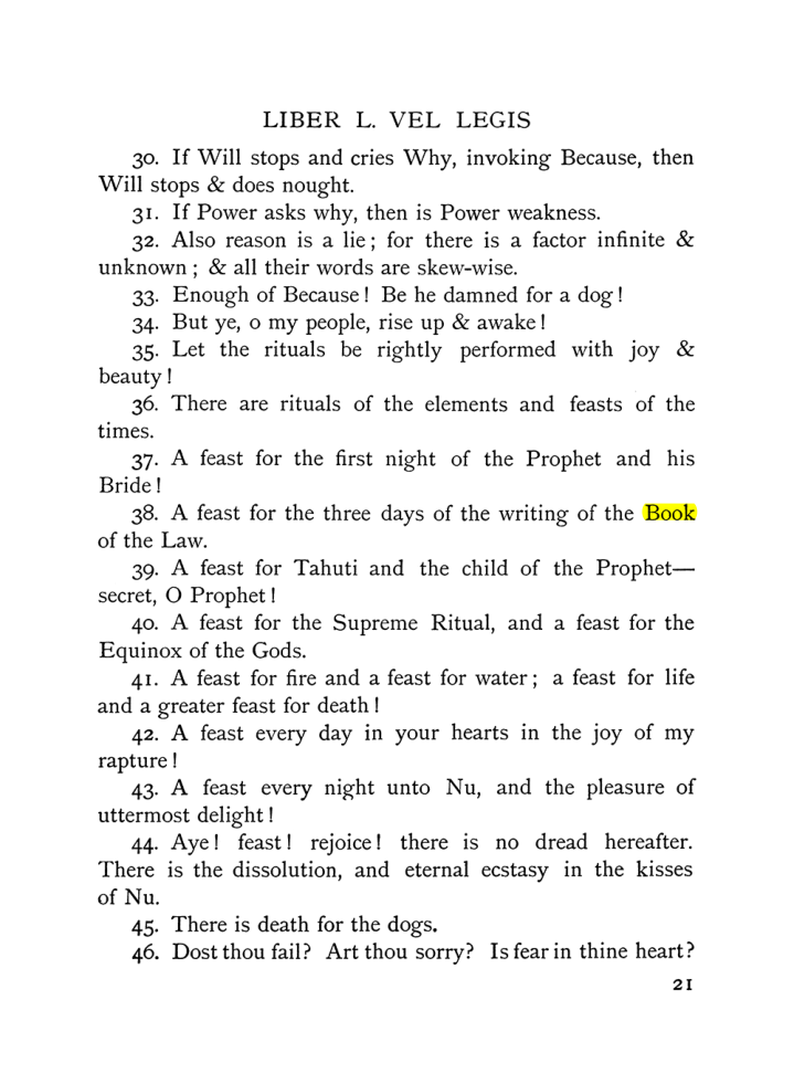 Original scan of The Equinox (Volume I, Number IX), PDF page 61