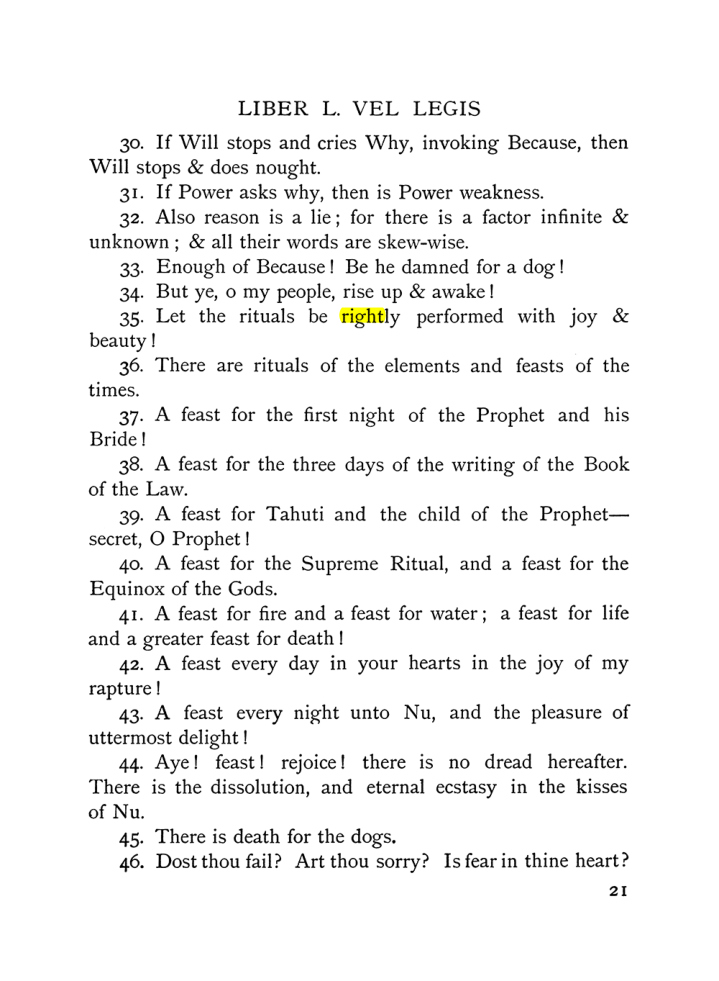 Original scan of The Equinox (Volume I, Number IX), PDF page 61