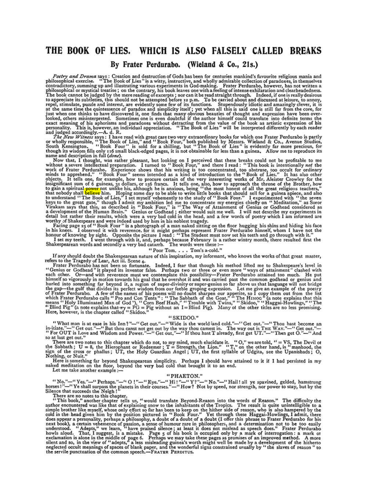 Original scan of The Equinox (Volume I, Number IX), PDF page 610