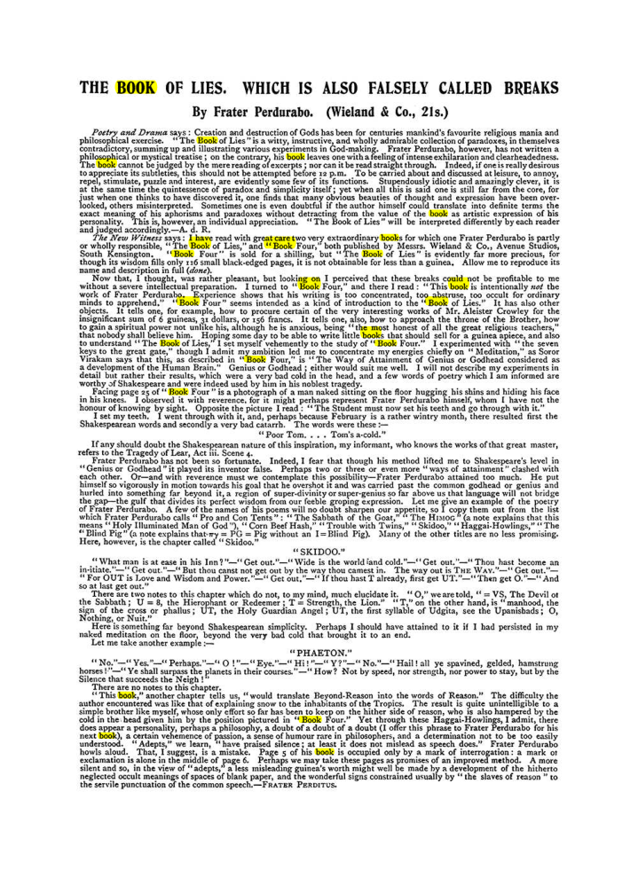 Original scan of The Equinox (Volume I, Number IX), PDF page 610