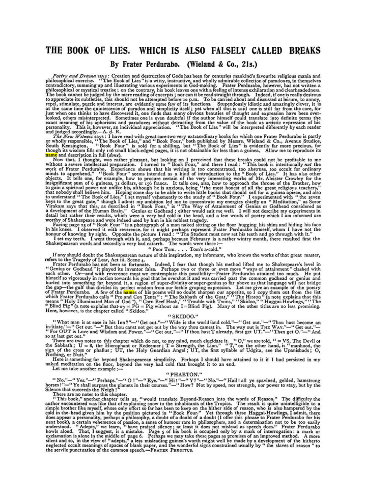 Original scan of The Equinox (Volume I, Number IX), PDF page 610