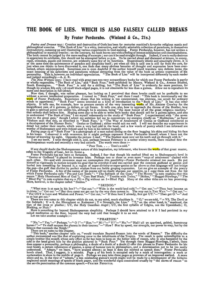 Original scan of The Equinox (Volume I, Number IX), PDF page 610