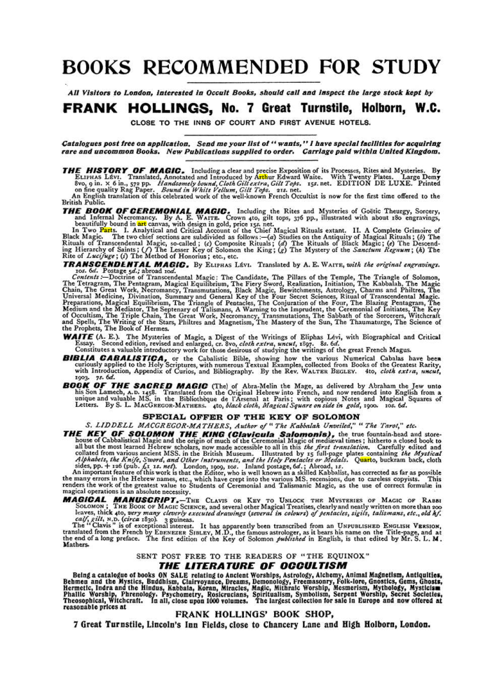 Original scan of The Equinox (Volume I, Number IX), PDF page 612