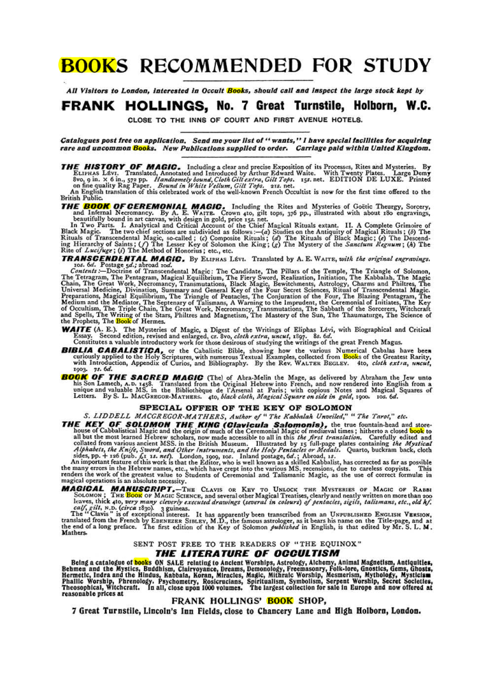 Original scan of The Equinox (Volume I, Number IX), PDF page 612