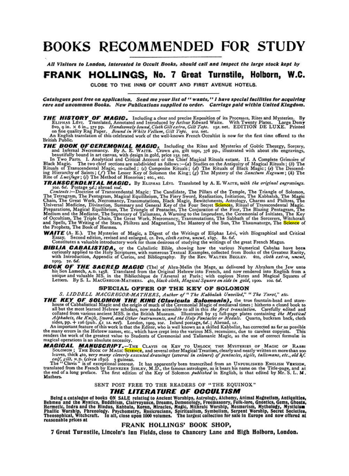 Original scan of The Equinox (Volume I, Number IX), PDF page 612