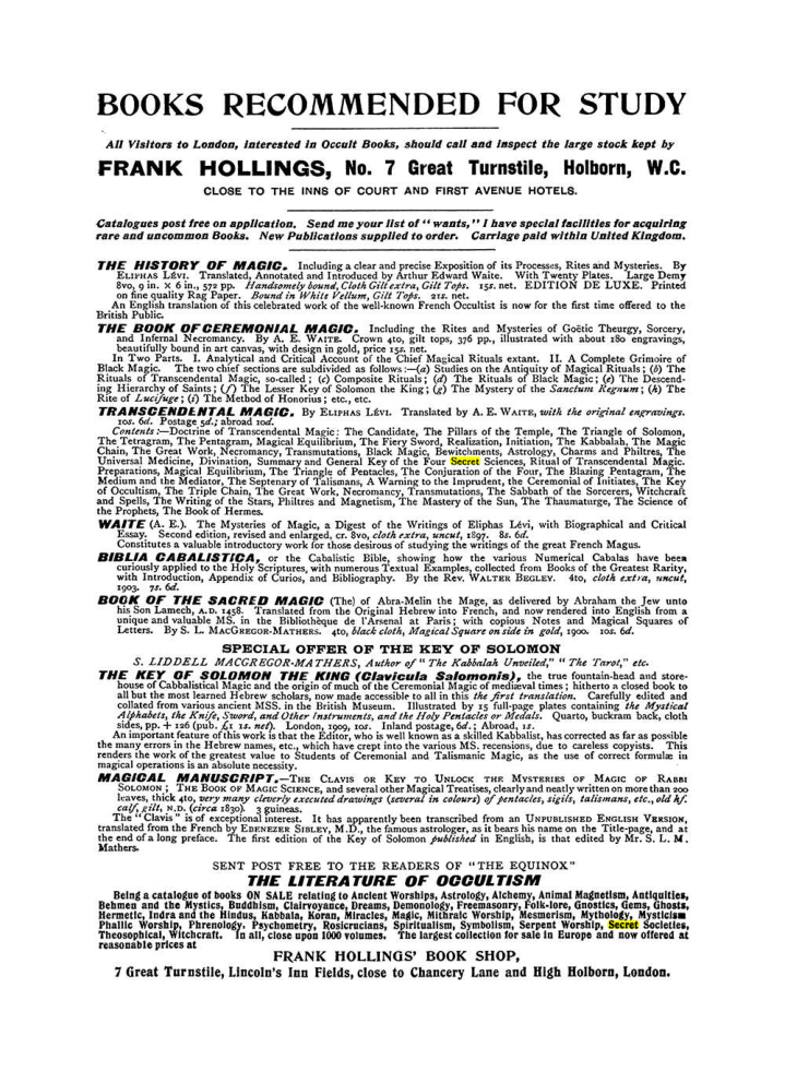 Original scan of The Equinox (Volume I, Number IX), PDF page 612