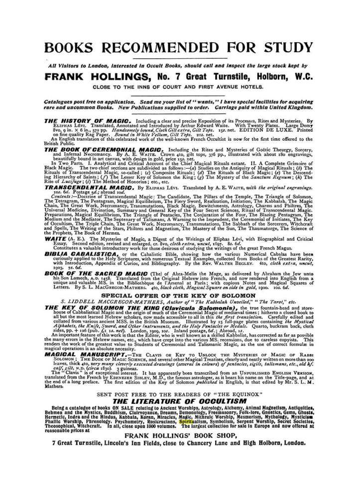 Original scan of The Equinox (Volume I, Number IX), PDF page 612