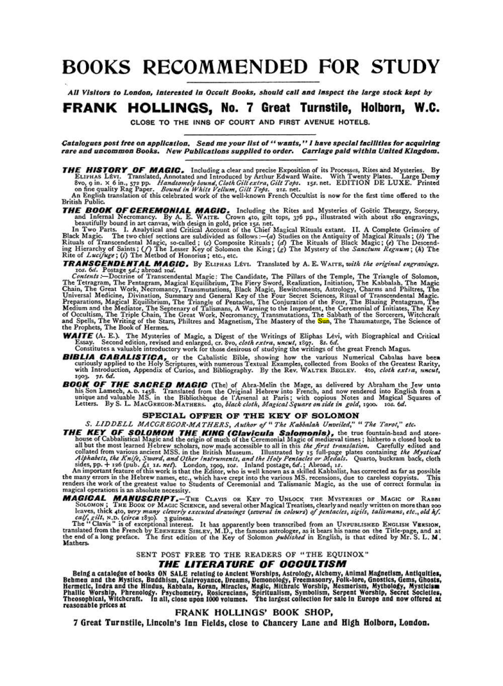 Original scan of The Equinox (Volume I, Number IX), PDF page 612
