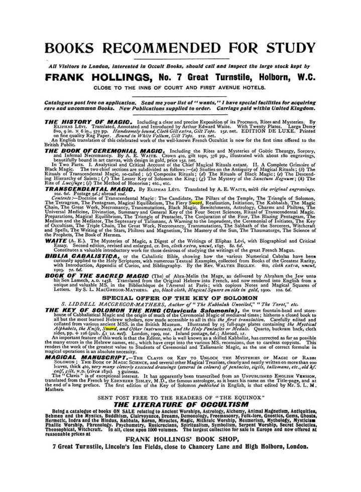 Original scan of The Equinox (Volume I, Number IX), PDF page 612