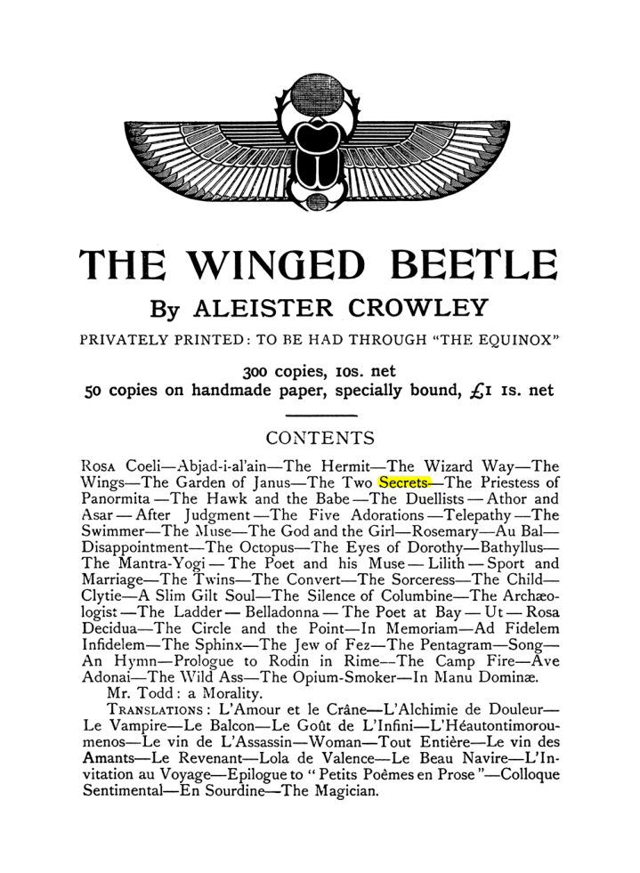 Original scan of The Equinox (Volume I, Number IX), PDF page 613
