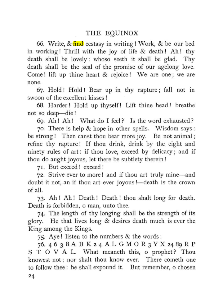 Original scan of The Equinox (Volume I, Number IX), PDF page 64