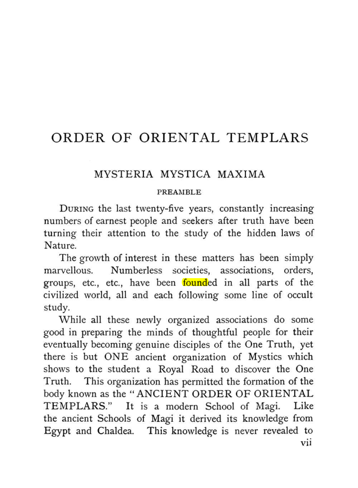 Original scan of The Equinox (Volume I, Number IX), PDF page 7