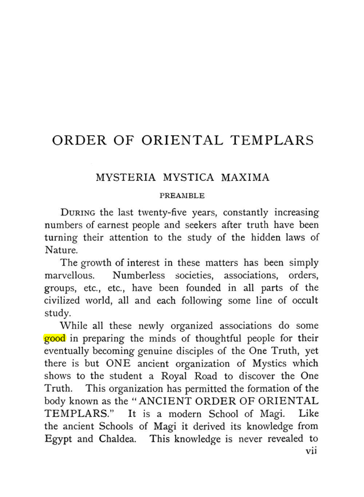 Original scan of The Equinox (Volume I, Number IX), PDF page 7