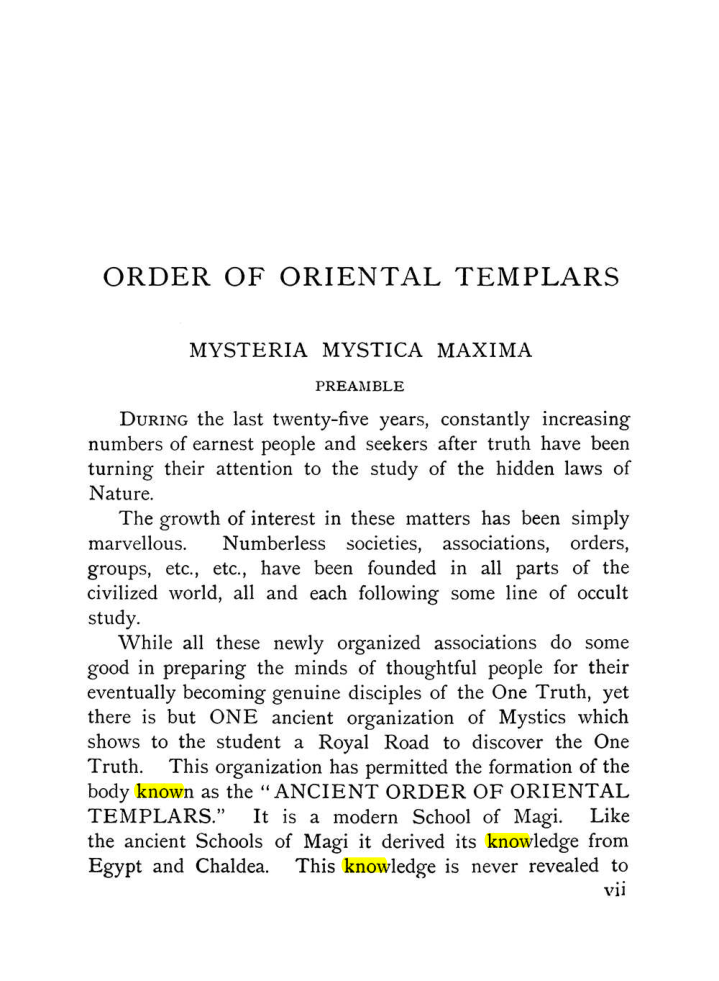 Original scan of The Equinox (Volume I, Number IX), PDF page 7