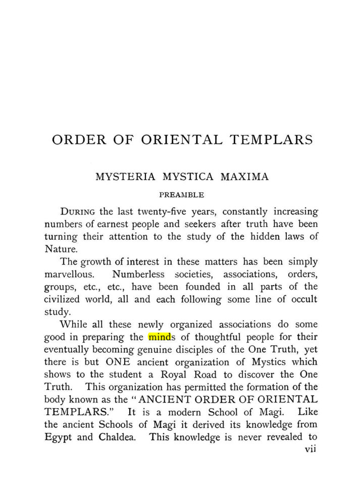 Original scan of The Equinox (Volume I, Number IX), PDF page 7