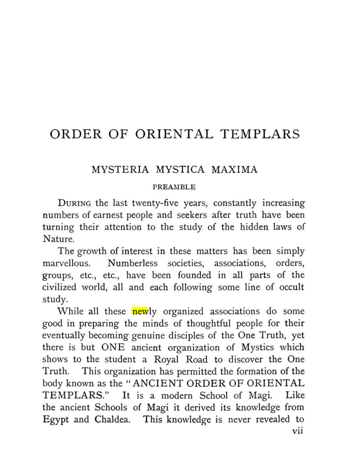 Original scan of The Equinox (Volume I, Number IX), PDF page 7