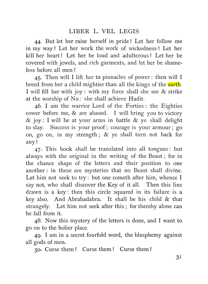 Original scan of The Equinox (Volume I, Number IX), PDF page 71