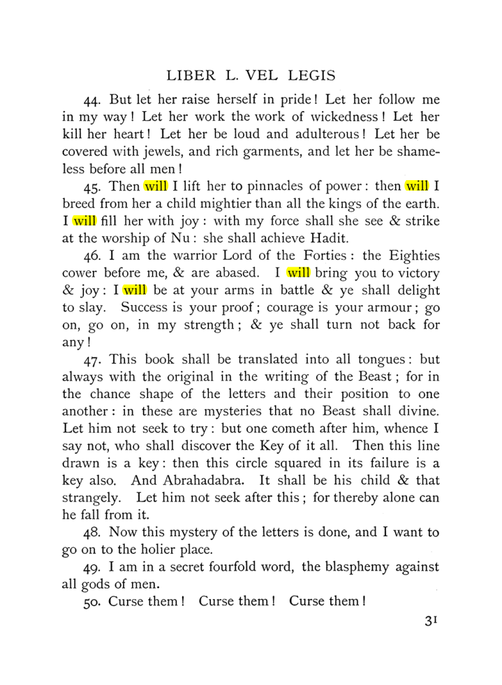 Original scan of The Equinox (Volume I, Number IX), PDF page 71