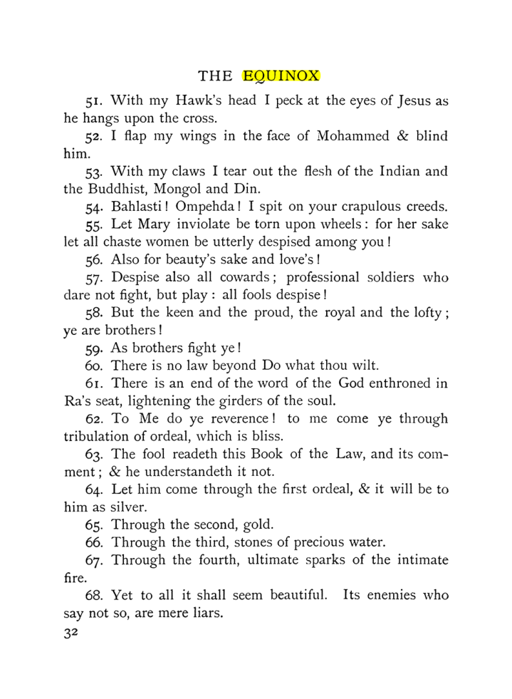 Original scan of The Equinox (Volume I, Number IX), PDF page 72