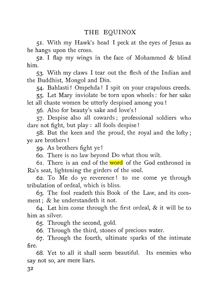 Original scan of The Equinox (Volume I, Number IX), PDF page 72