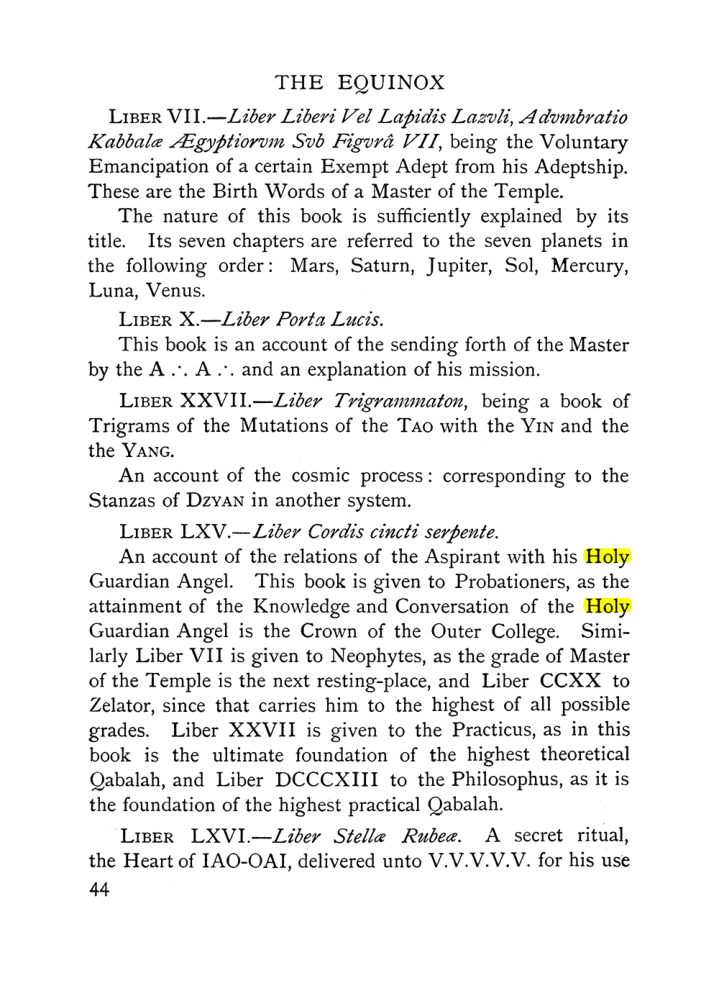 Original scan of The Equinox (Volume I, Number IX), PDF page 84