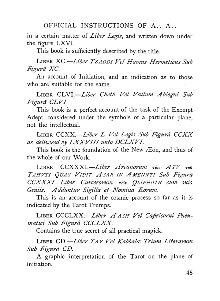 Original scan of The Equinox (Volume I, Number IX), PDF page 85
