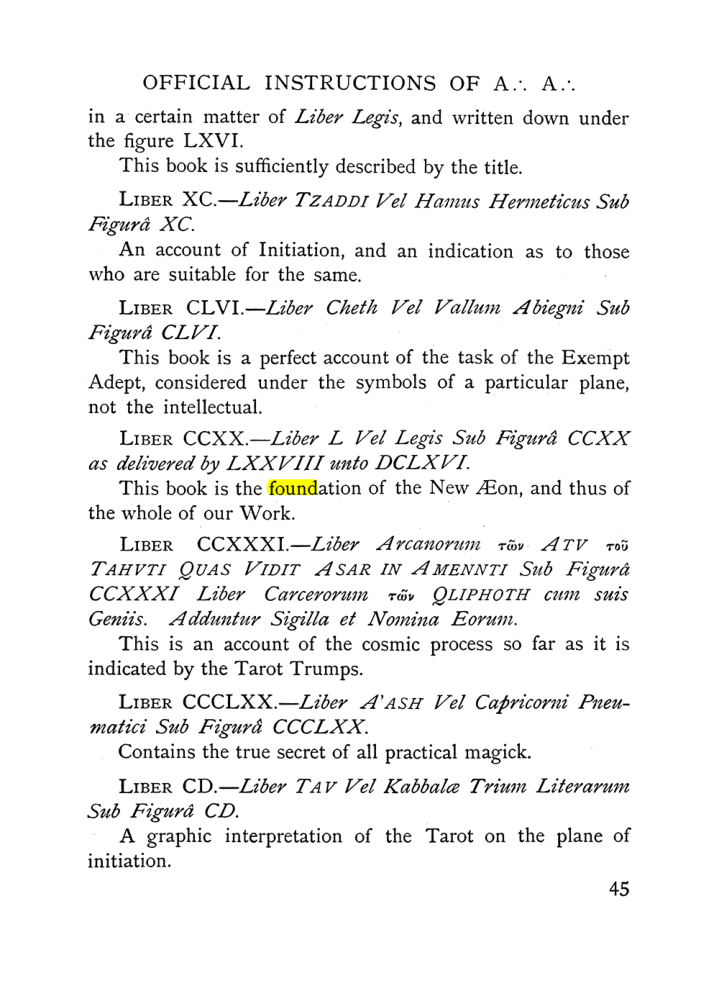 Original scan of The Equinox (Volume I, Number IX), PDF page 85