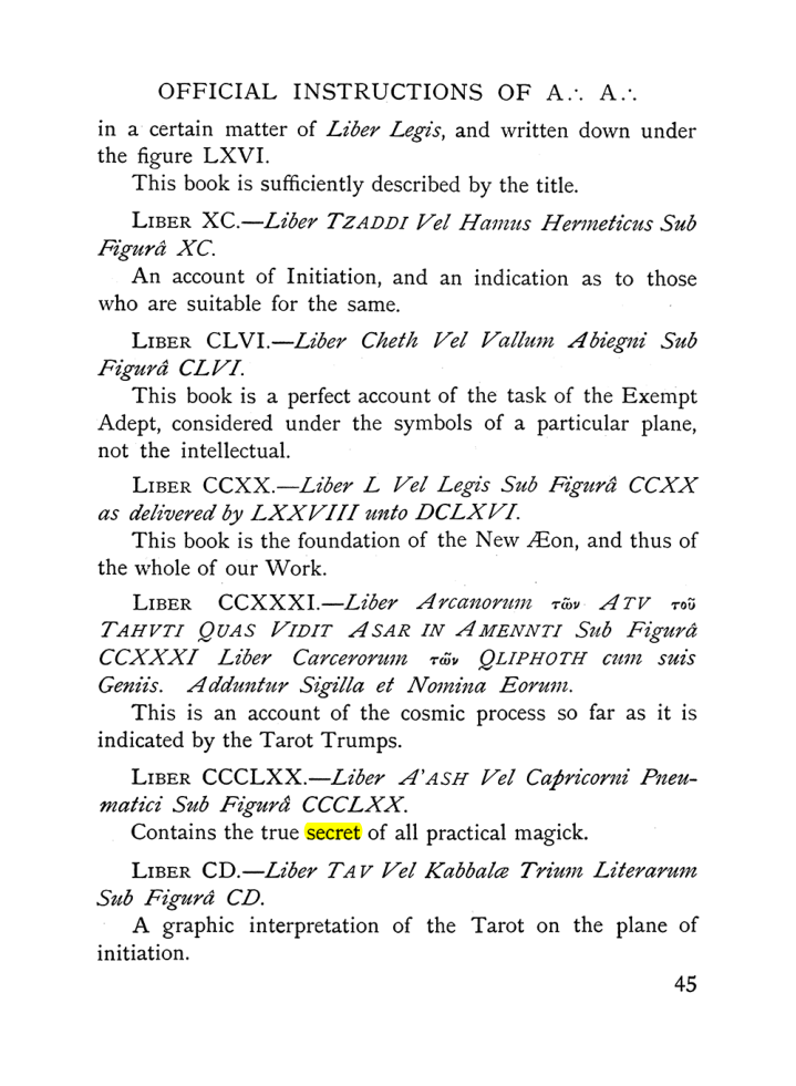 Original scan of The Equinox (Volume I, Number IX), PDF page 85