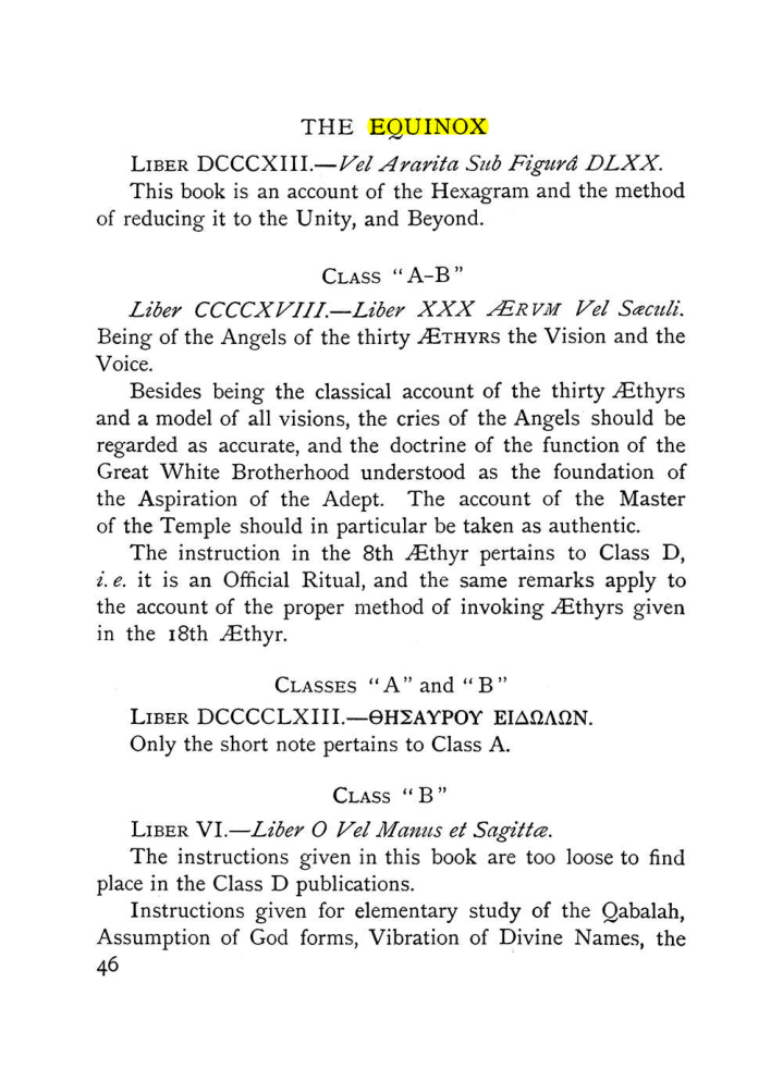 Original scan of The Equinox (Volume I, Number IX), PDF page 86