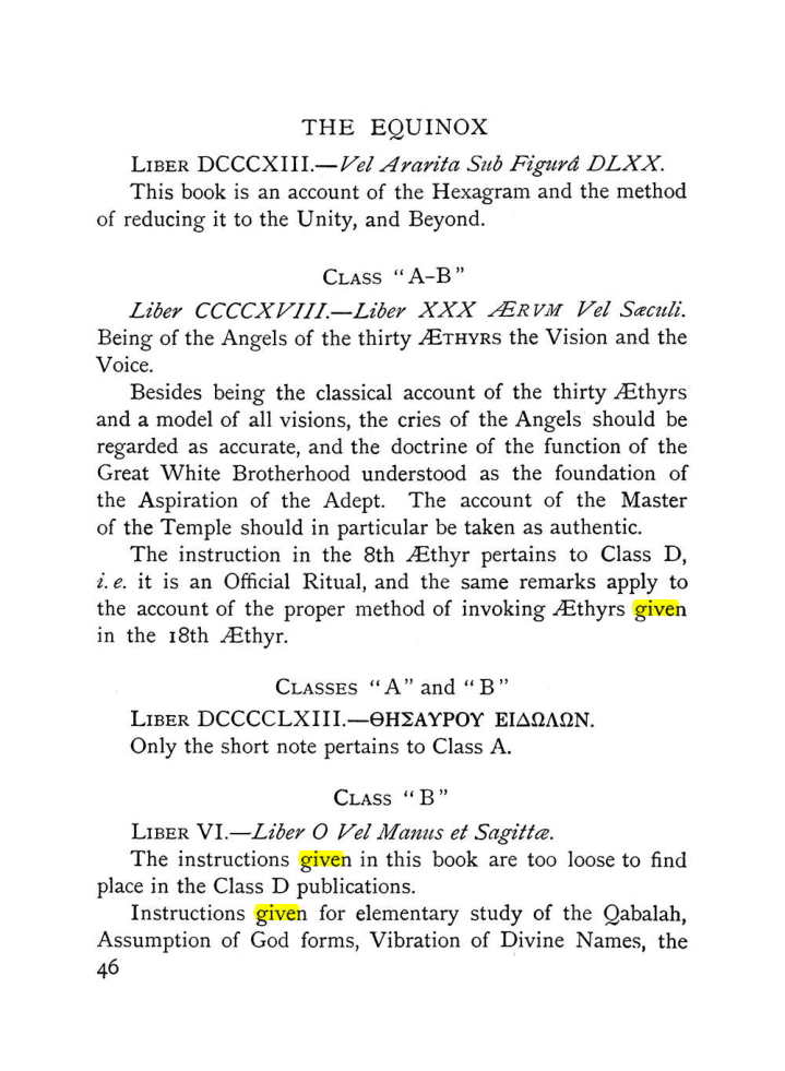 Original scan of The Equinox (Volume I, Number IX), PDF page 86