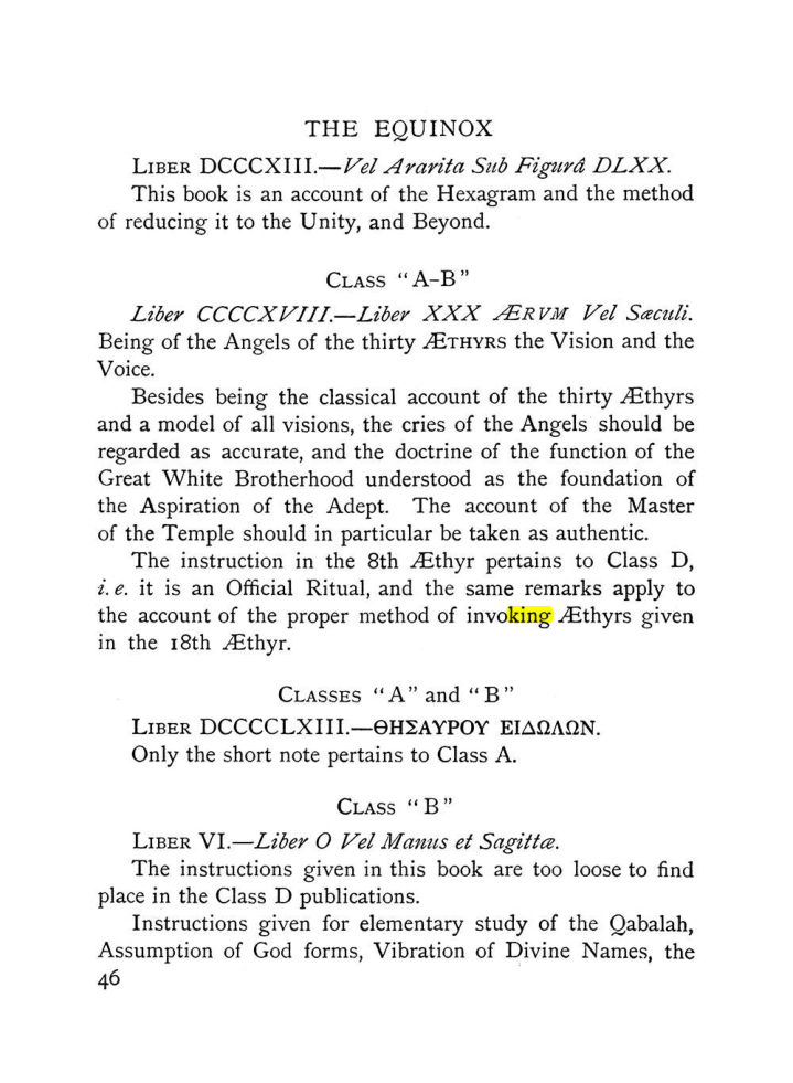 Original scan of The Equinox (Volume I, Number IX), PDF page 86