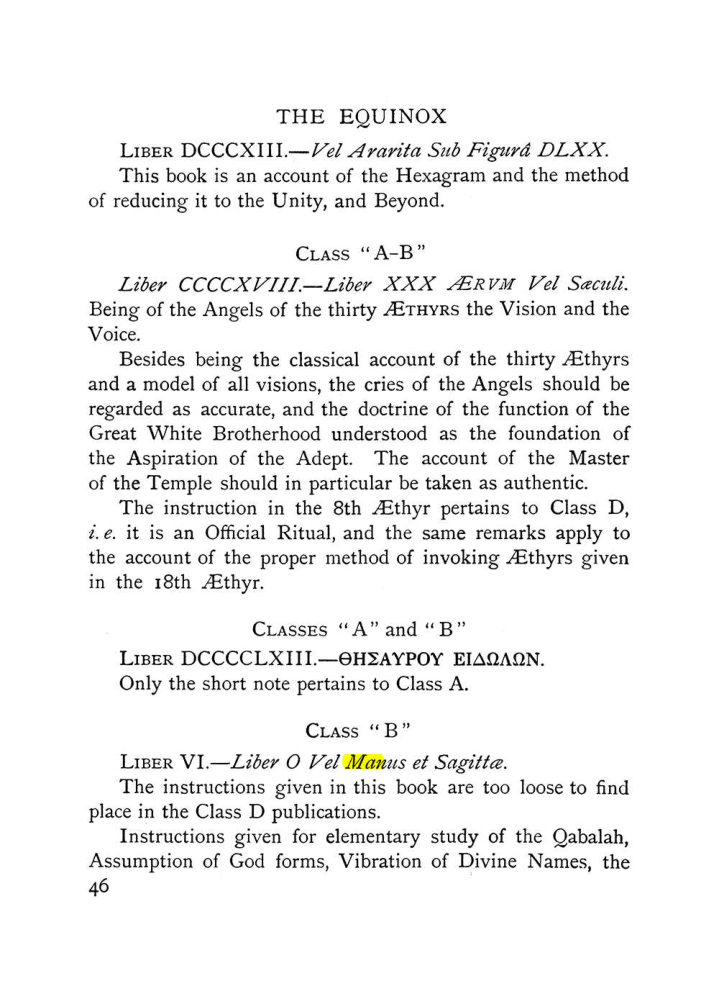Original scan of The Equinox (Volume I, Number IX), PDF page 86