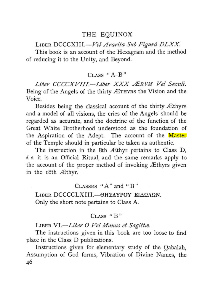 Original scan of The Equinox (Volume I, Number IX), PDF page 86