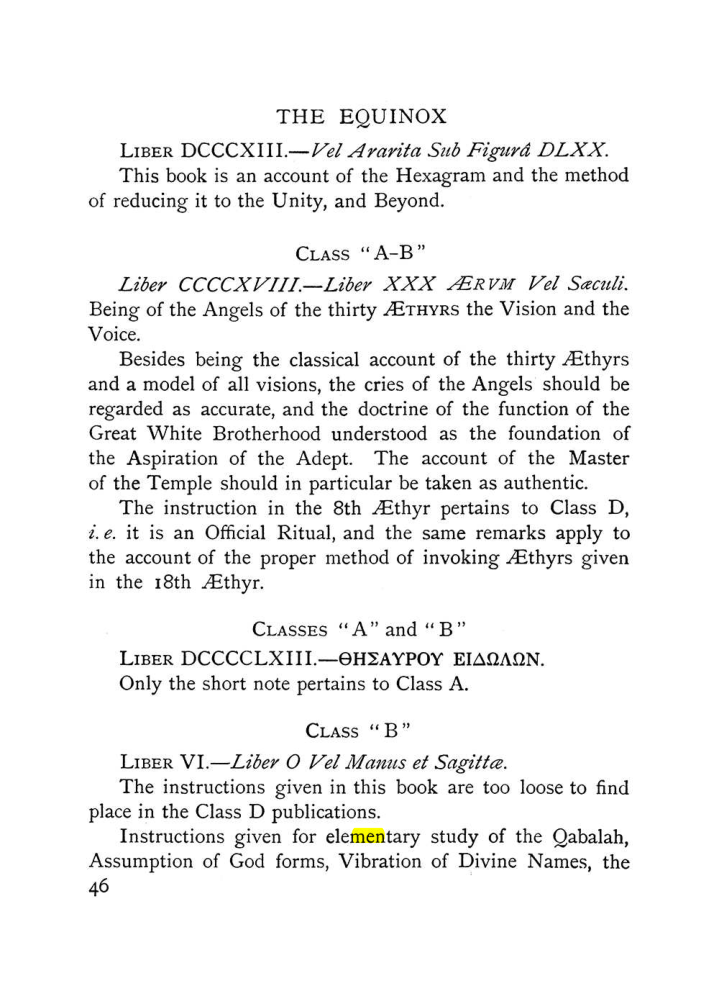 Original scan of The Equinox (Volume I, Number IX), PDF page 86