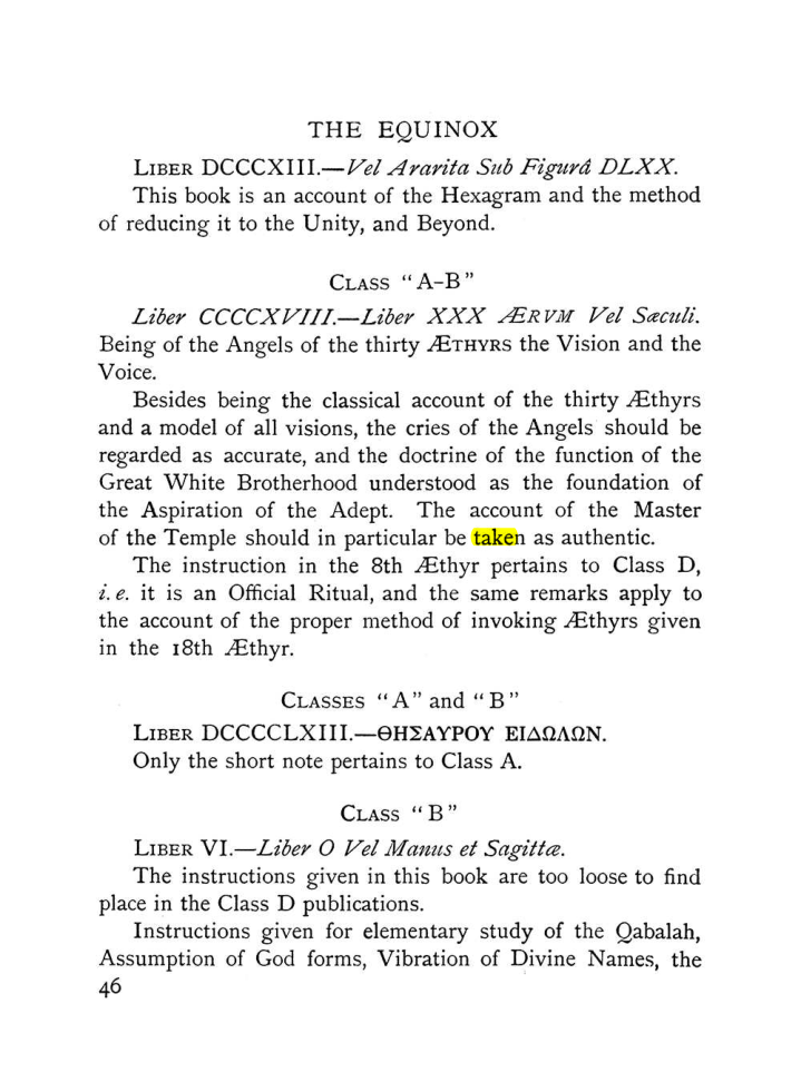 Original scan of The Equinox (Volume I, Number IX), PDF page 86