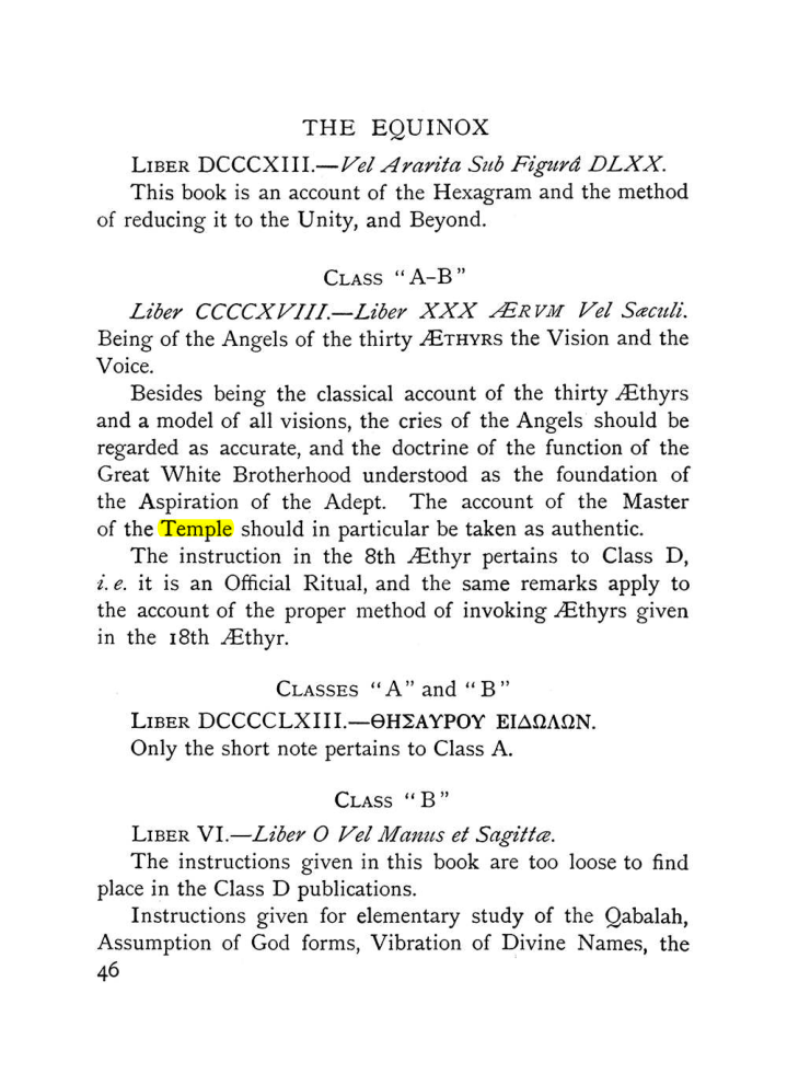 Original scan of The Equinox (Volume I, Number IX), PDF page 86